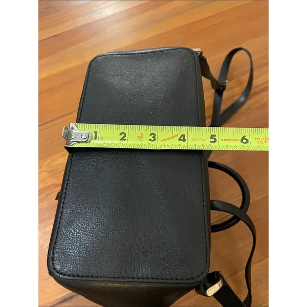 Kate Spade Adel Medium Flap Backpack Bag Black Grain Leather WKRU6412 - Image 11