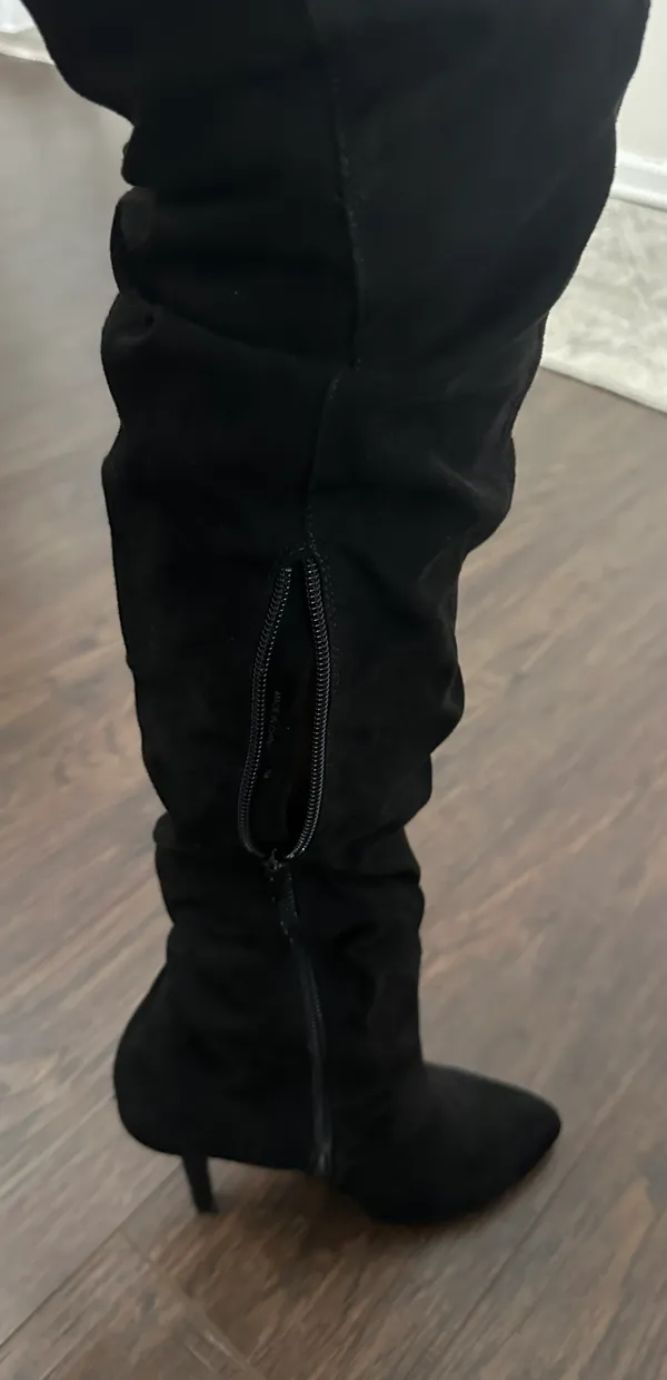 Macy's Black Boots - Image 3