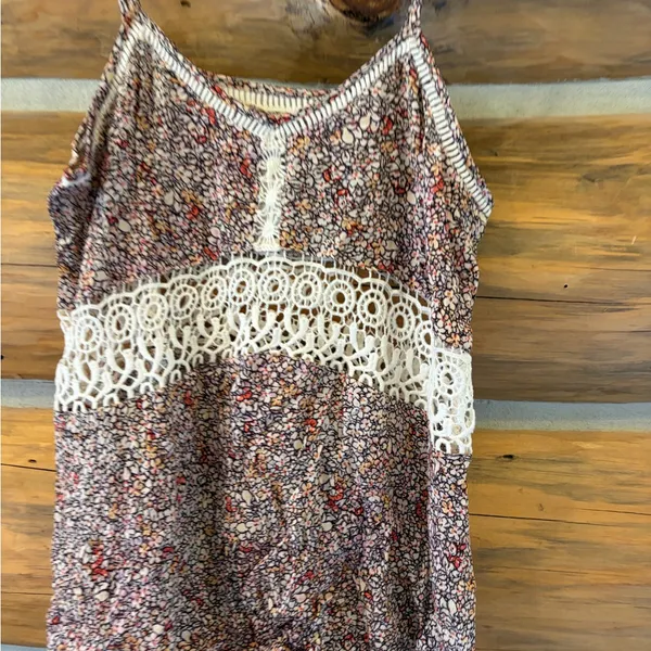 NWT Boho Crochet Tank Top size XL - Image 3