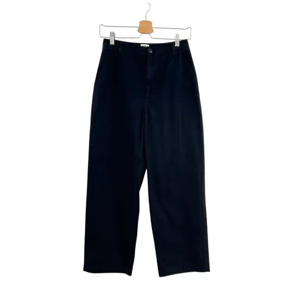 Aritzia Sunday Best Jaden‎ Pant High Waist Chino Utility Black Size 4 - Image 3