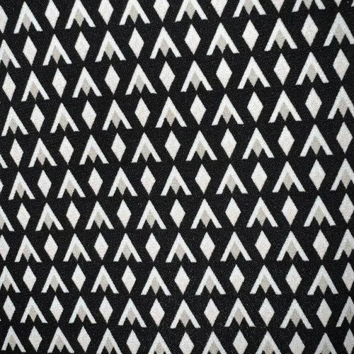 WHITE HOUSE BLACK MARKET Geometric Halter Sharkbite‎ Black White Top NWOT S - Image 6