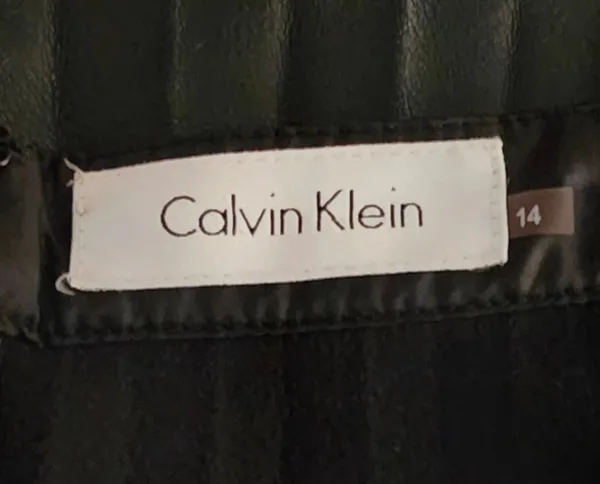 Girls Night Vibes: Calvin Klein Leather Skirt - Image 5