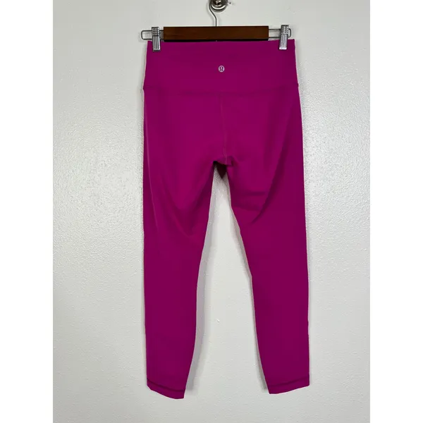 Lululemon Wunder Train High-Rise Tight 25 Ripened Raspberry Pink Leggings Size 8 - Image 4