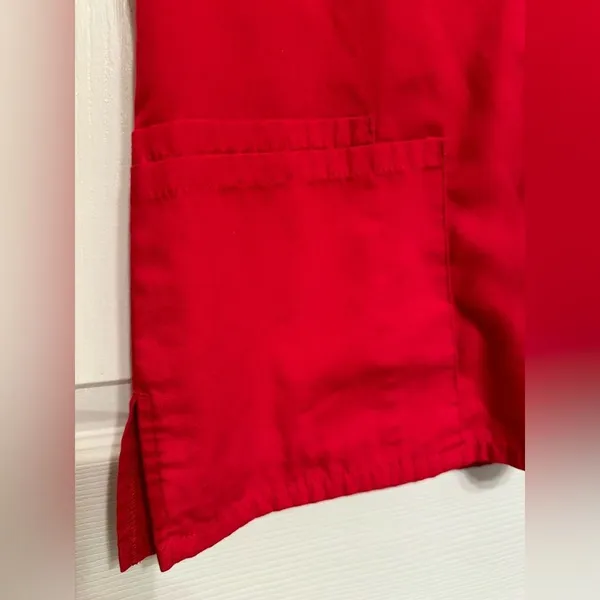 SB Scrubs Scrub Top Sz XS Classic Red X Small - Image 5