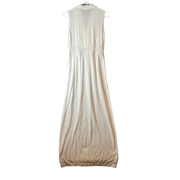 Peruvian Connection Adriatico Dress Size XS‎ White Pima Cotton - Image 3