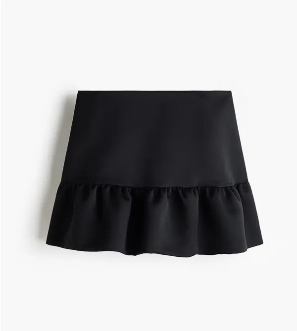 H&M black bubble top and mini skirt set - Image 6
