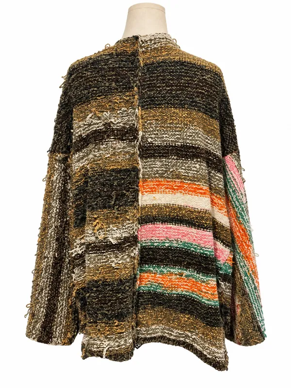 POL Distressed Oversized Open-Front Cardigan Sweater – Size Small - Image 4