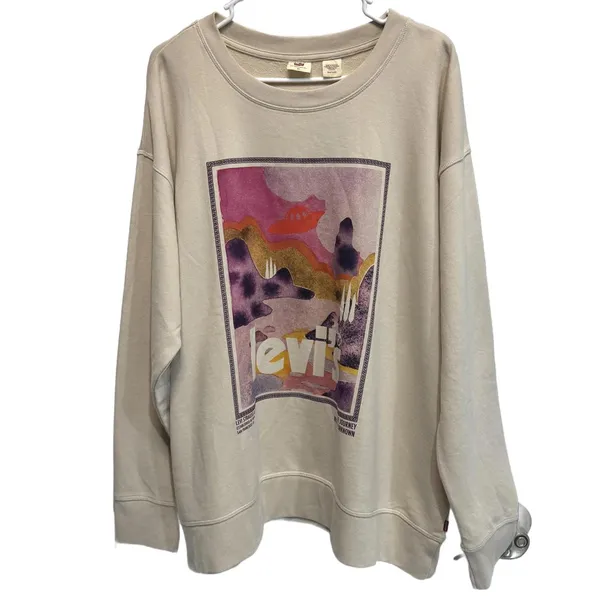 Levi’s Journey Into the Unknown UFO Graphic Crewneck Sweatshirt Plus Size 2X - Image 2
