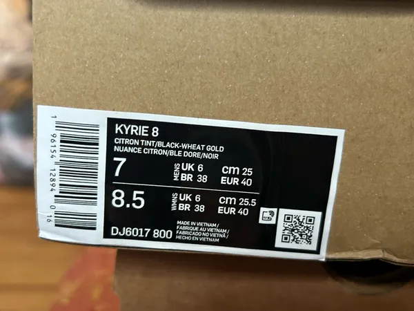 Nike Kyrie 8 Citron Tink Black Wheat Golf - Image 19