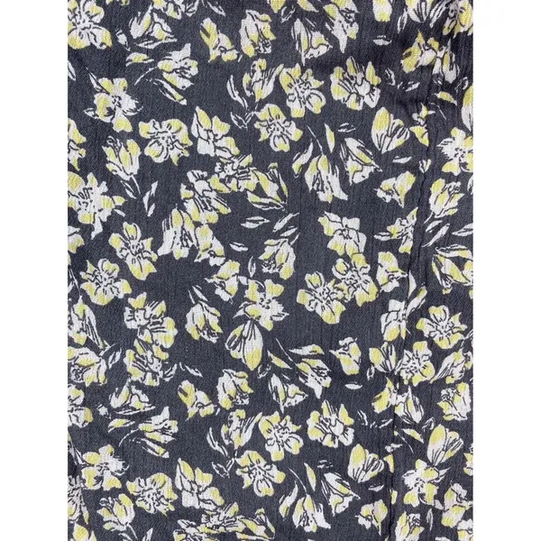 Caslon Grey & Yellow Floral Prairie Cottage Bohemian Midi Skirt - Image 8