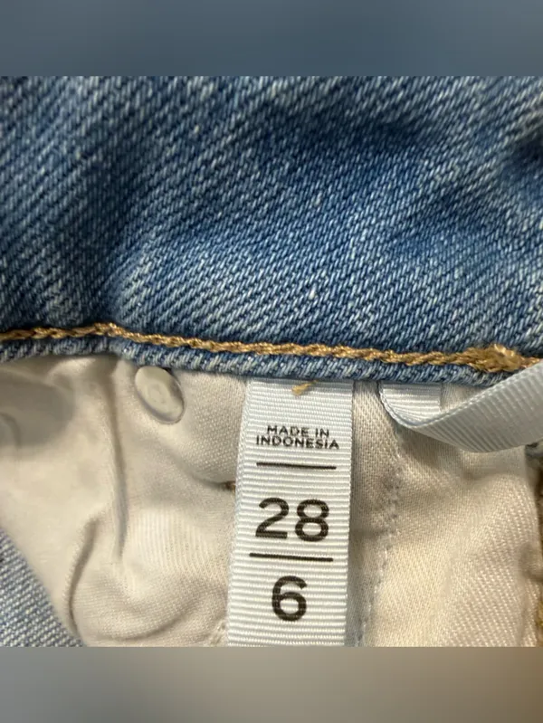 Loft The Barrel High Rise Curvy Fit NWT Size 28/6 - Image 6