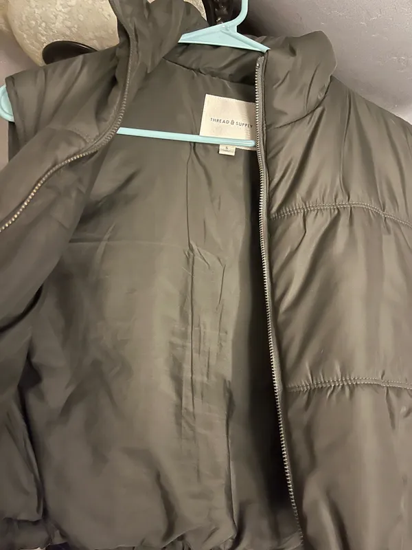Dry Goods Puffer Vest Green Small - Image 2