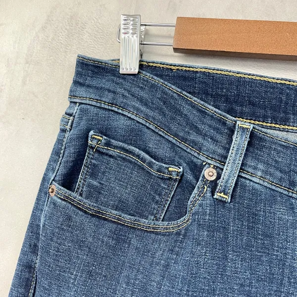 Levis Women Classic Bootcut‎ Jeans Size 12M Stretch Western Indie Heritage Lapis - Image 4