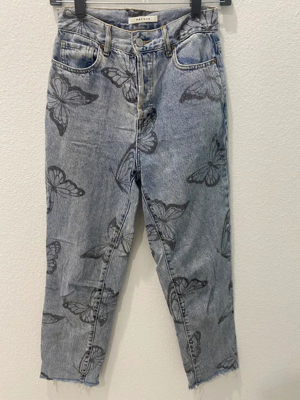 PacSun Buttlerfly High Rise Straight Jeans Size 25 - Image 3
