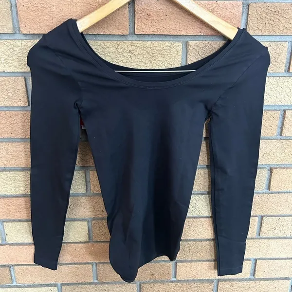 Spanx NWT Long Sleeve Bodysuit In Very Black Size Small Style FS6015 - Image 5