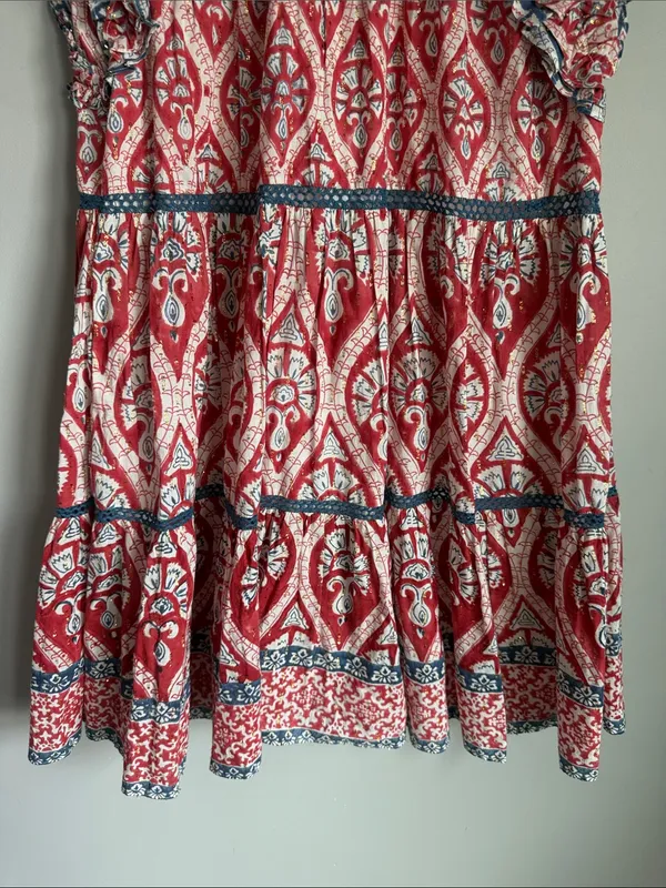 Tuckernuck Ash & Eden Red Olga Mini Dress medium - Image 6