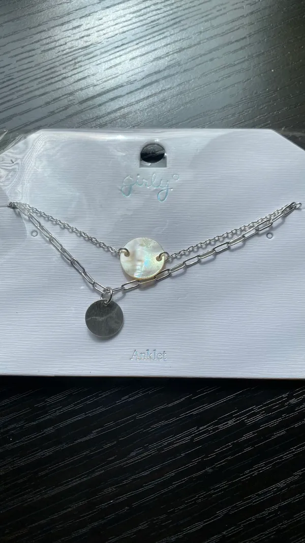 Girly basic classic anklet Silver - Image 3