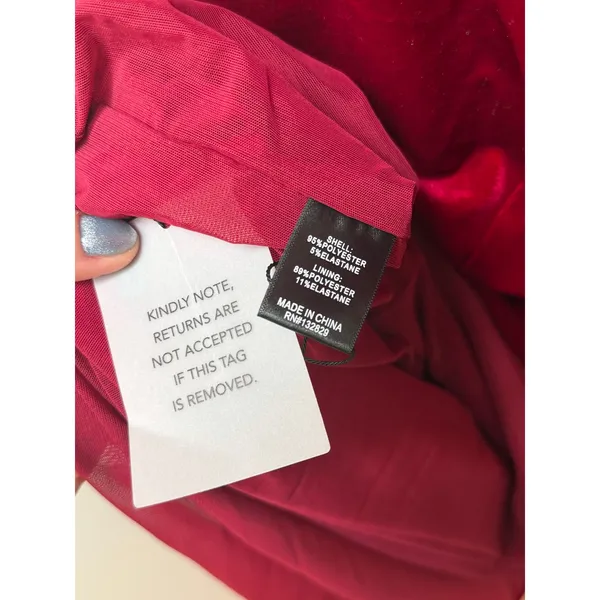 NBD Revolve Juna Maxi Dress in Deep Red Size Small - Image 8