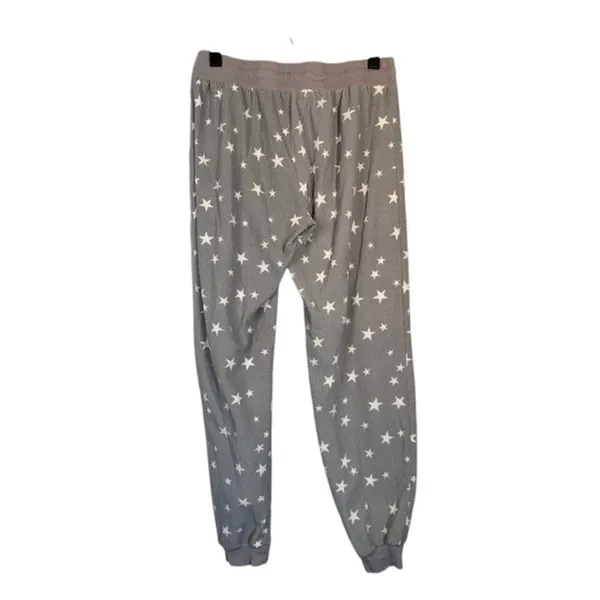 Free Press Purple Star Waffle Knit PJ Loungewear Sleep Pants Women Sz S - Image 2