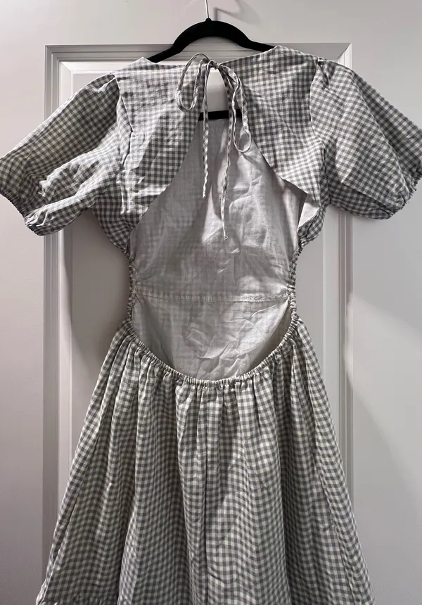 Blue Gingham Dress  - Image 5