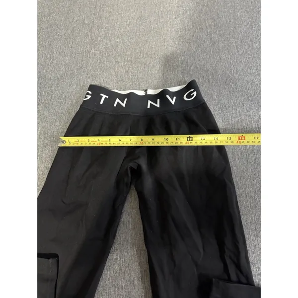 NVGTN Women's Black Seamless Leggings Sz L Gym Workout Athletic - Image 6