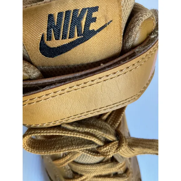 Nike Court Borough Mid 2 GS Wheat Brown High Top Sneakers 6Y Womens 7.5 - Image 11