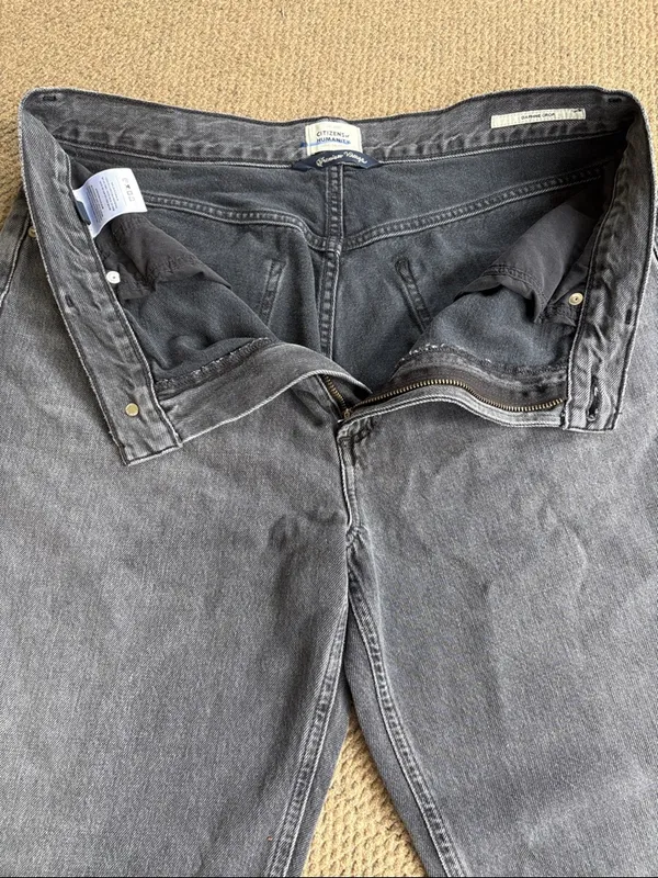 Citizens of Humanity Premium Vintage Daphne Crop Jeans Black Size 31 - Image 4