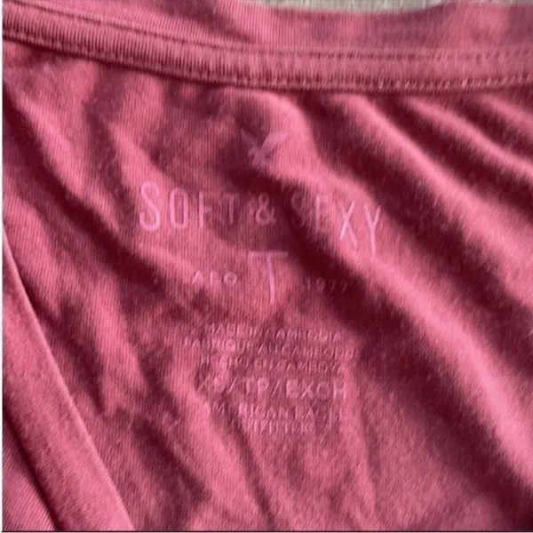 American Eagle Soft & Sexy Size XS Dusty Pink Top - Image 4