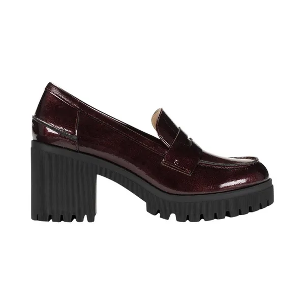 Sun + Stone Womens Presscott Loafer Pumps 10019660600 Wine Patent Red Black 6.5M - Image 8