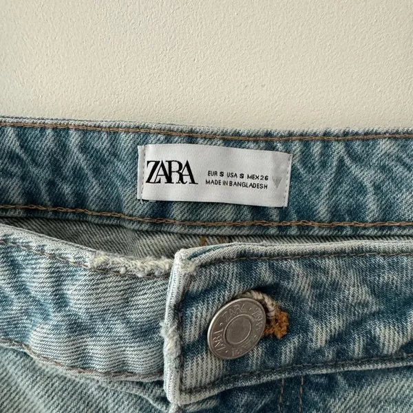 NEW! Zara Denim‎ Skirt Effect Crop Top - Image 7