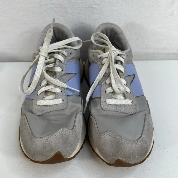 New Balance 10 Sneakers 237 Retro Running Suede Nylon Grey Lavender WS237GB - Image 5