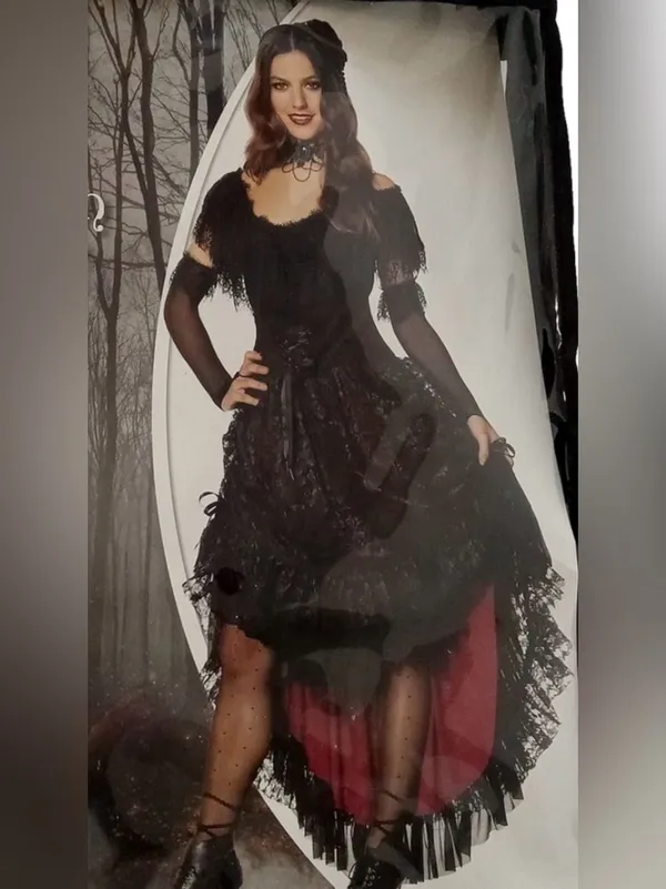 Spirit Signature Collection Adult X-Large 14-16 Victorian Vampire Costume - Image 16