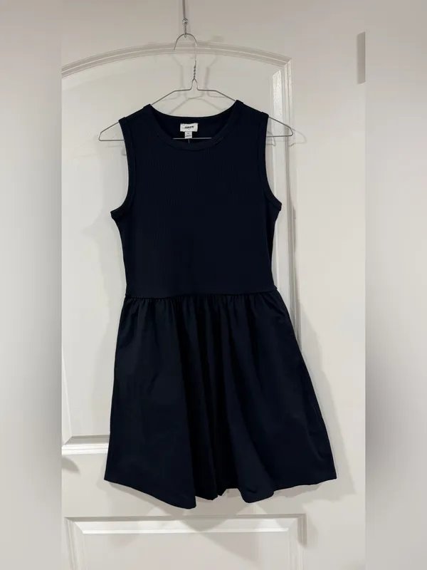 J.Crew Rib Knit Sleeveless Mini Dress Black XS NWT - Image 3