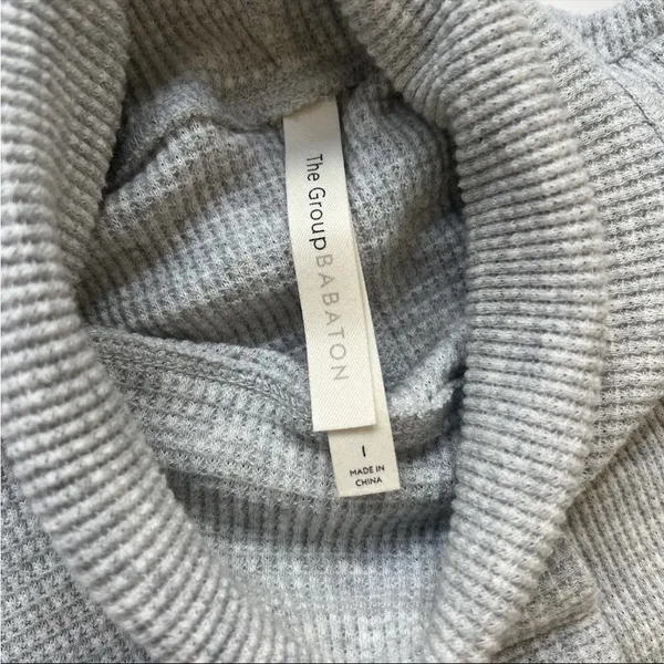 The Group Babaton Aritzia Women’s Turtleneck Sweater 1 / S Cropped Waffle Knit - Image 5
