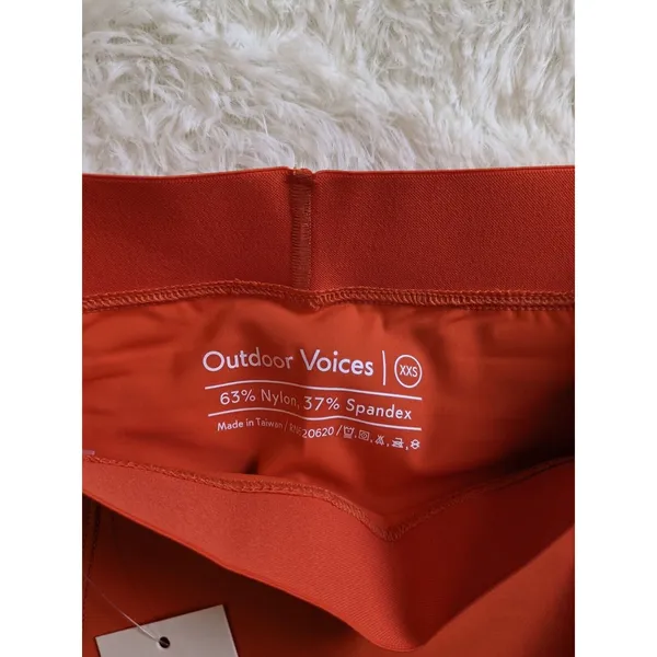 Outdoor Voices Shorts Women's SuperForm 5" in Sundance Orange Size XXS - Image 8