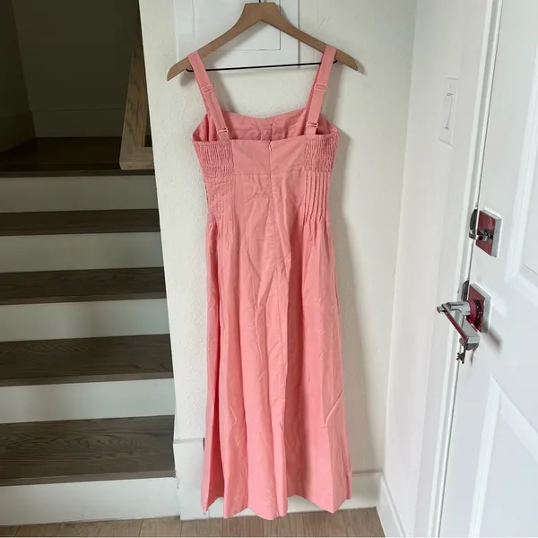 Anthropologie Mon Renn Sunlight Midi Dress in Blush Pink - XS - NWT - Image 6