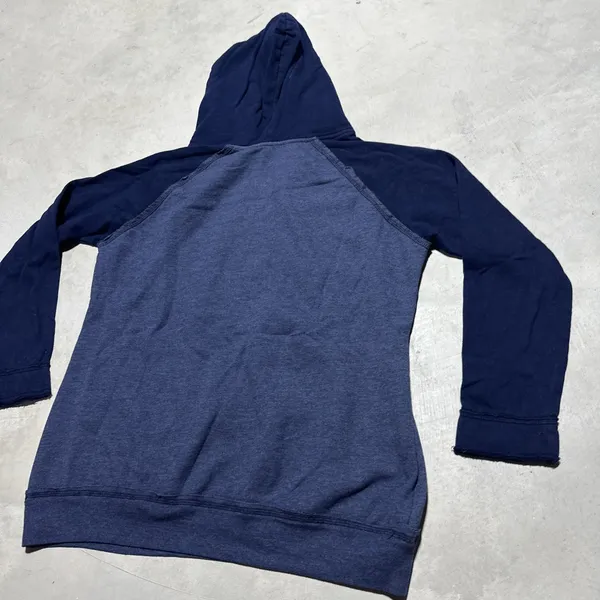 Retro Brand Notre Dame Pullover Hoodie Women's Size M Blue USA MADE Sweatshirt - Image 9