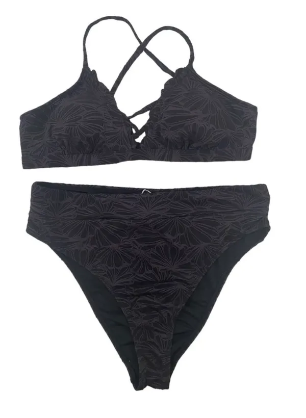 NWT CUPSHE floral embossed bikini - Image 2