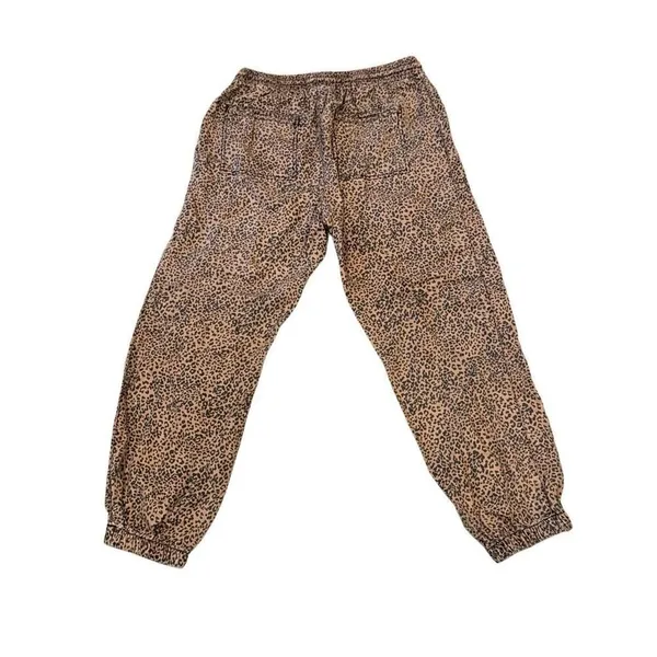 Knox Rose leopard cheetah print animal pull on pants size small - Image 4