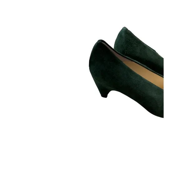 Evan Picone women’s green leather suede heels shoes size 5M SKU 3812 - Image 4