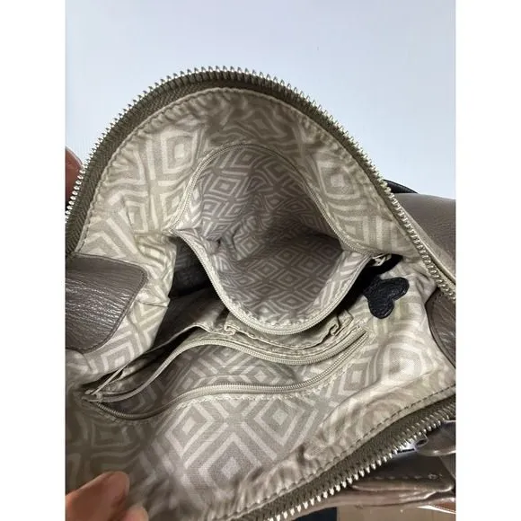 Brighton Shoulder Bag Hobo Two Tone Leather Tassel‎ Charm Designer Purse - Image 8