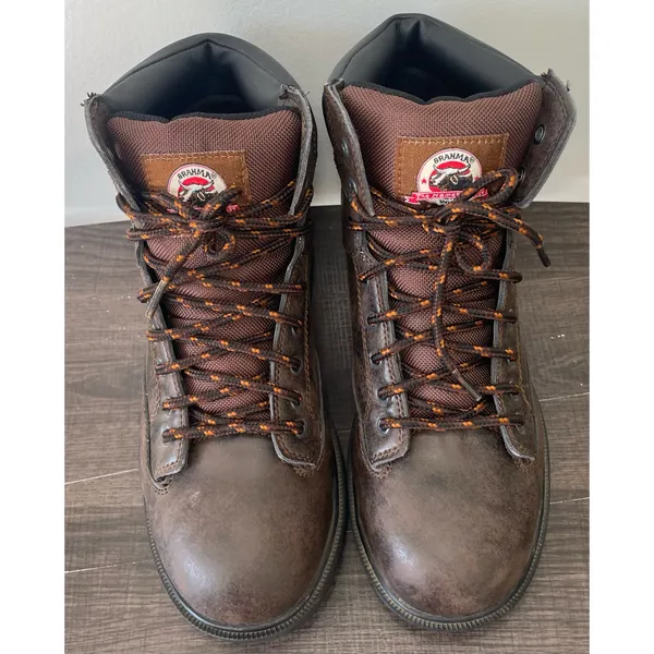 Brahma Mens Steel Raid Work Boot Brown Size 9.5 - Image 11