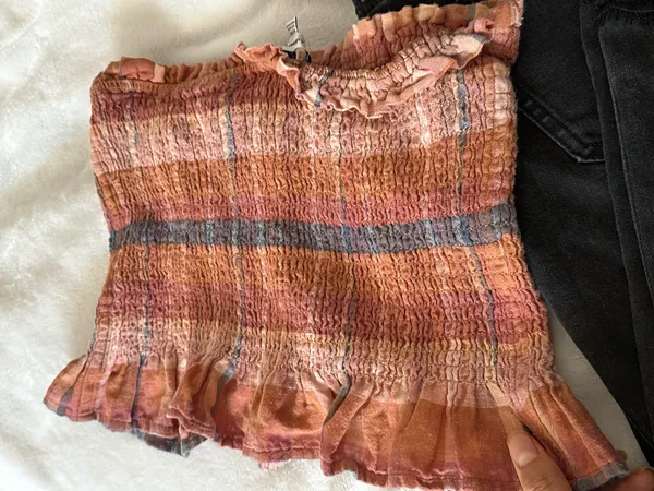 Striped ruffle top American Eagle - Image 2