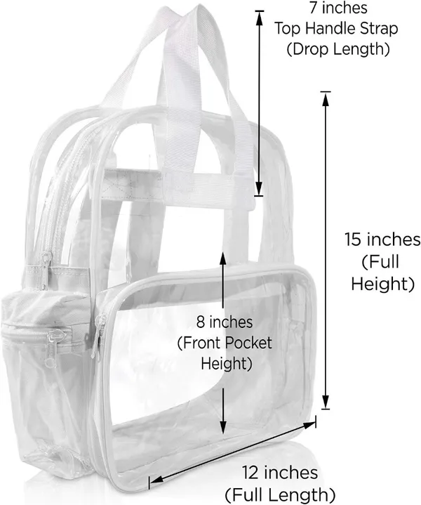 Dalix clear backpack - Image 5