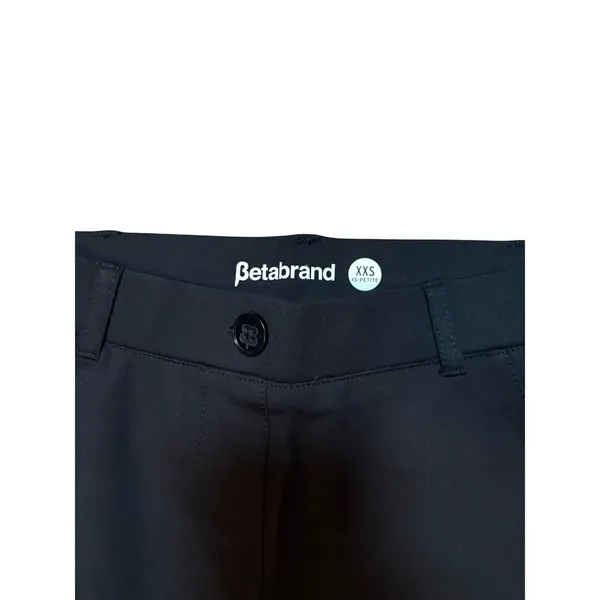 Betabrand Black Straight Leg Classic Dress Pant Yoga Pants XXS‎ Petite Short - Image 4