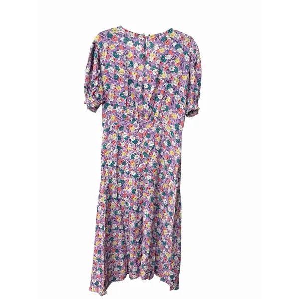 Faithfull The Brand Floral Tiered Midi Dress US Sz 10 Kate Middleton XL #D13-8 - Image 9
