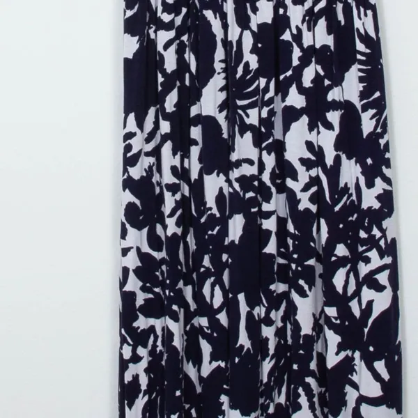 Milly For Design Nation Blue and White Floral Sleeveless Maxi Dress‎ Womens XS - Image 4