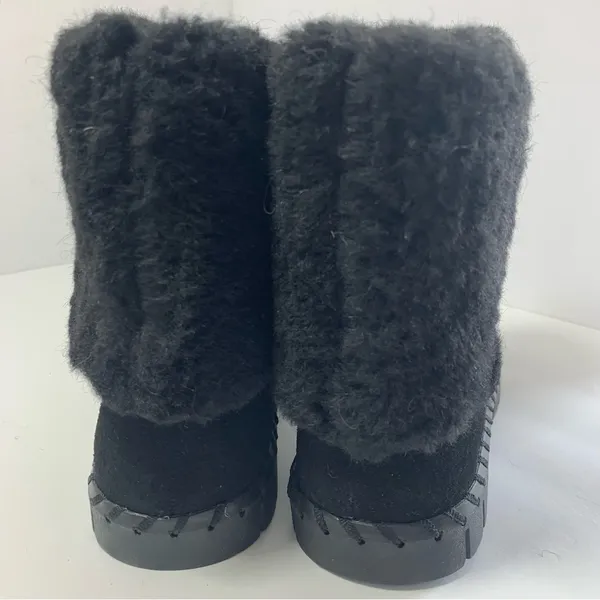 MUK LUKS Women's Black Suede Boots - Size 7‎ - Image 6