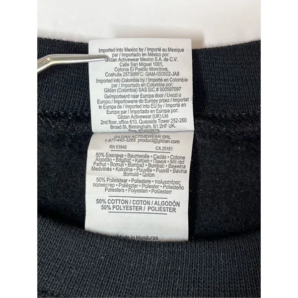 Gildan Graphic Sweatshirt "The‎ Victors" 1 Cor. 15:57 Bible Verse Black Fleece - Image 10