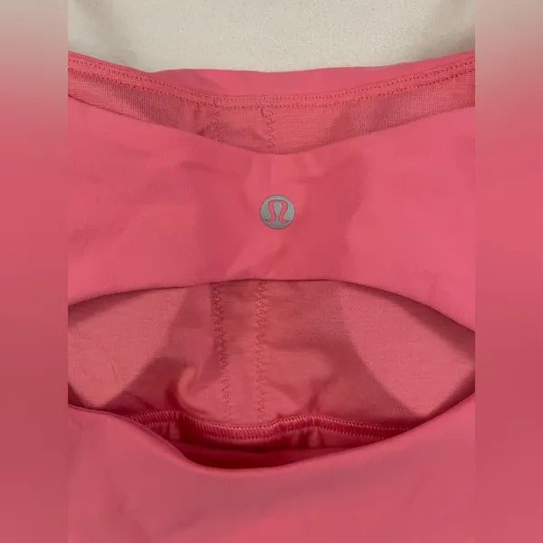 Lululemon NWT Align Cami Strap Dress Sakura Pink Shorts Underneath Size 14 - Image 10